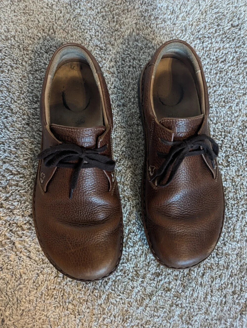 Birkenstock Memphis Brown Leather Oxfords EU 43